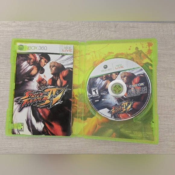 Street Fighter 4 IV Microsoft Xbox 360 Video Game And Manual - Picture 2 of 4
